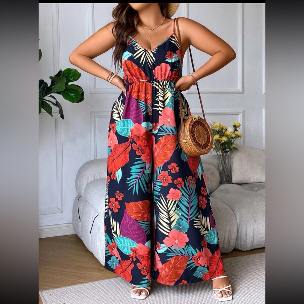 Perfect for vacation! Brand new, never worn! Jumpsuit from SHEIN.